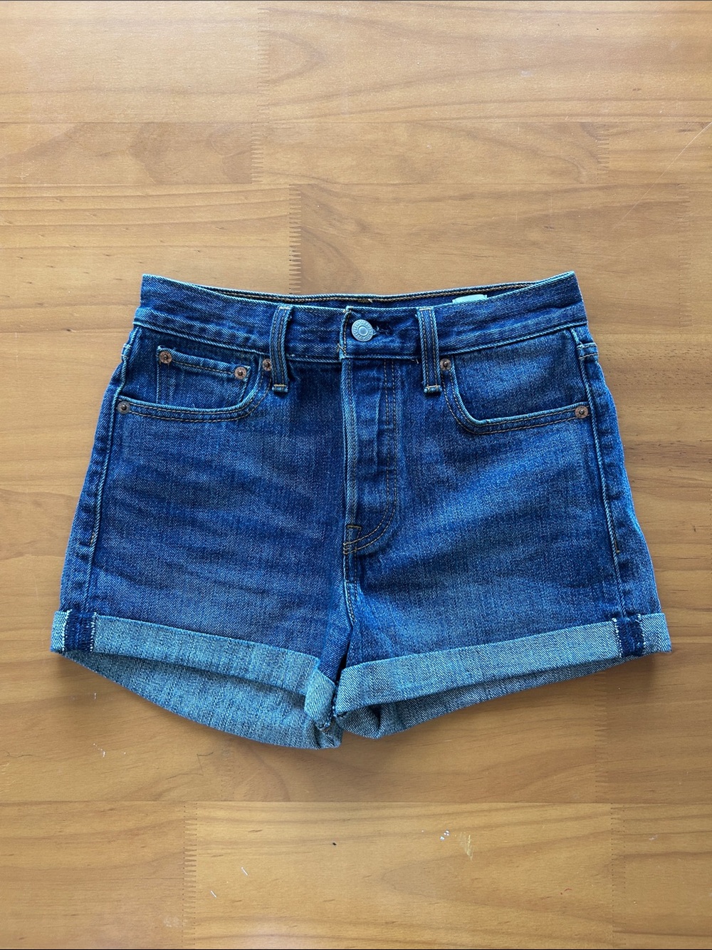 Levi's High-Rise Denim Shorts